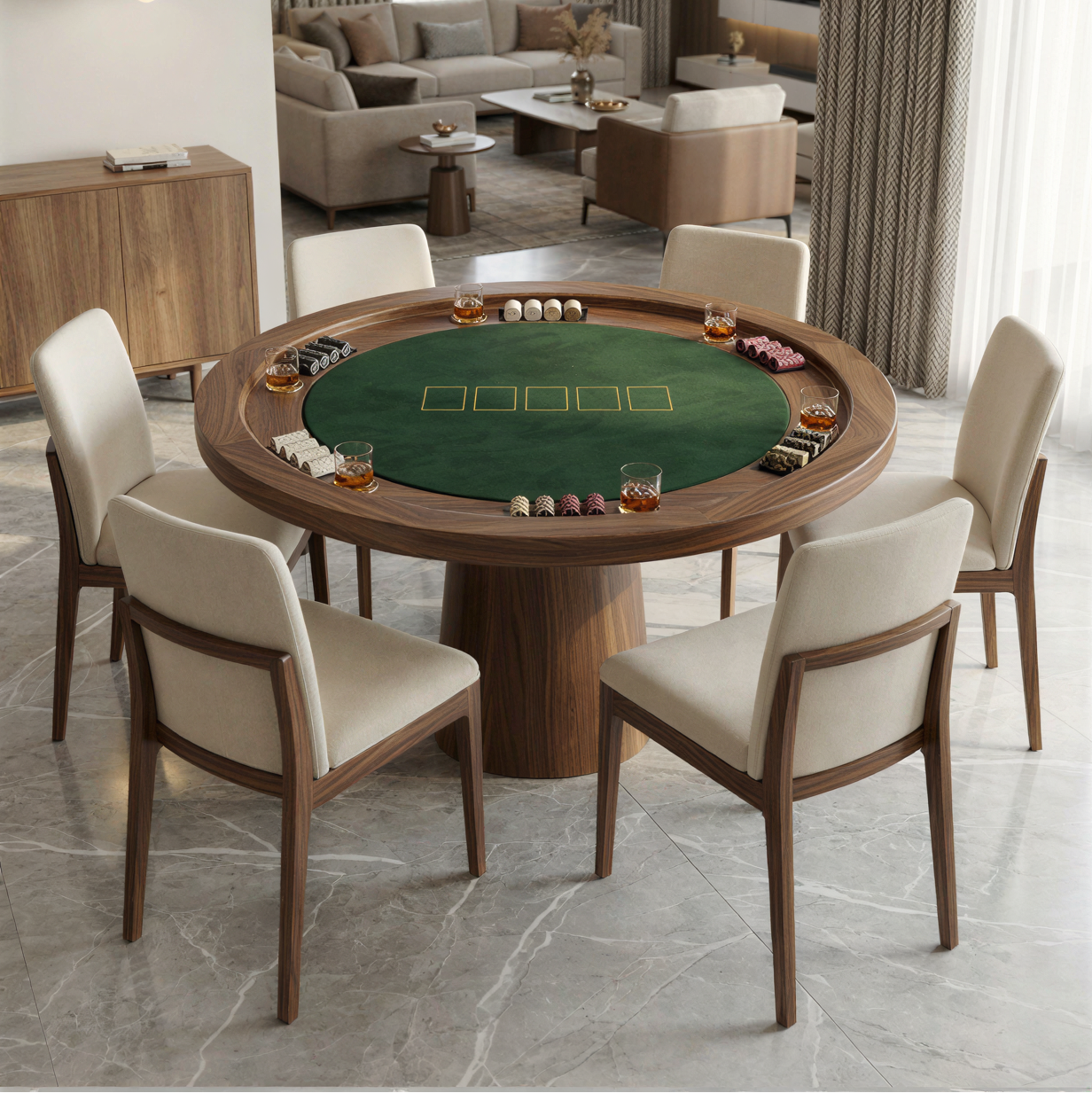 Poker Dining Table
